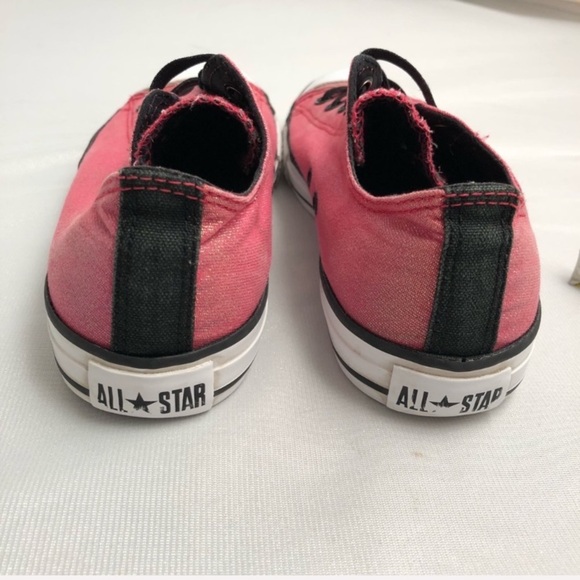 Converse All Star raspberry sparkle low top slip-on sneaker - Picture 6 of 7